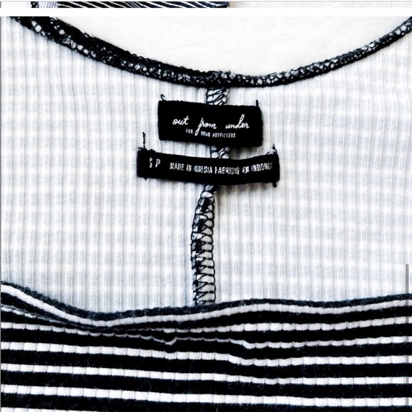 Urban Outfitters Out From Under Gwendolyn Striped Bodysuit - Picture 7 of 9